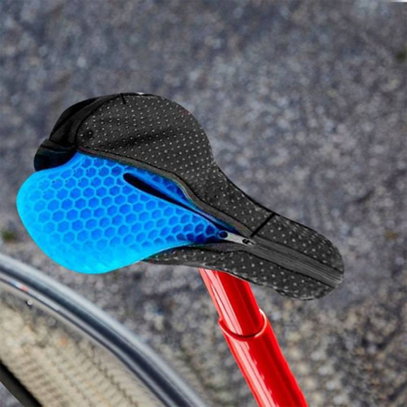 Forro En Gel Para Sillín Funda Ergonómica Para Bicicleta - Negro