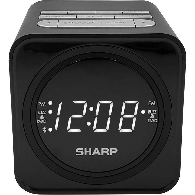 Radio Reloj Sharp Fm Con Altavoz Bluetooth Puerto De Carga Doble Alarma  SHARP