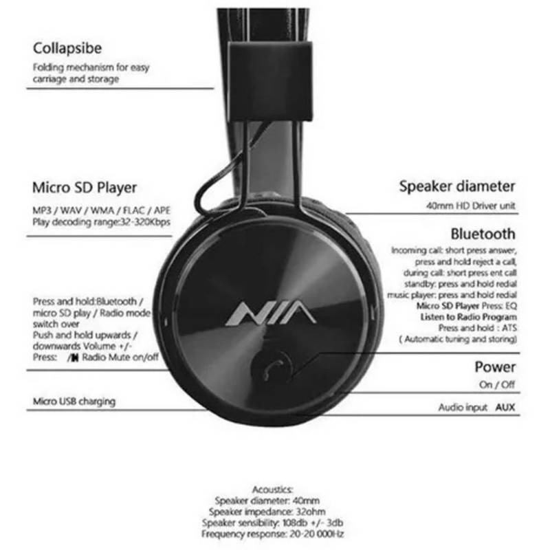 Audifonos discount nia originales