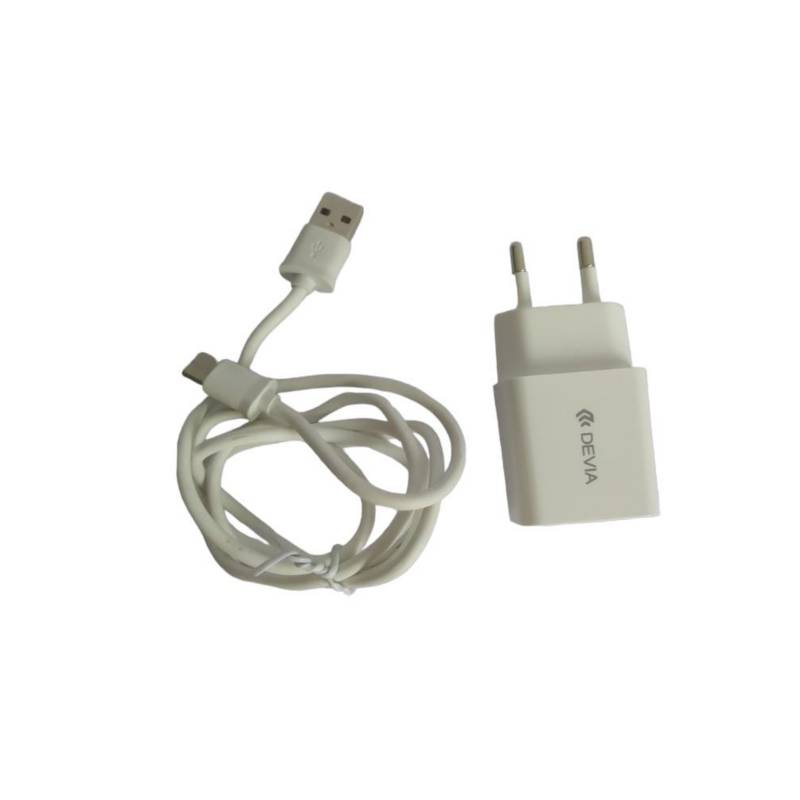 CARGADOR DE PARED DEVIA USB V3 EU 5V 2A SMART SERIES - Blanco — Cover  company