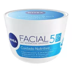 NIVEA - Nivea Crema Facial Nutritiva Hidratante 100 ml