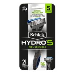 SCHICK - Schick Hydro5 Maquina de Afeitar con 5 Hojas x2und