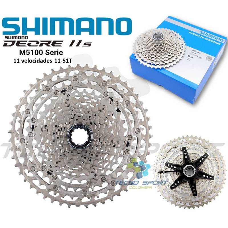 Pacha Cassette Shimano Deore M5100 11 Velocidades 11-51 Mtb