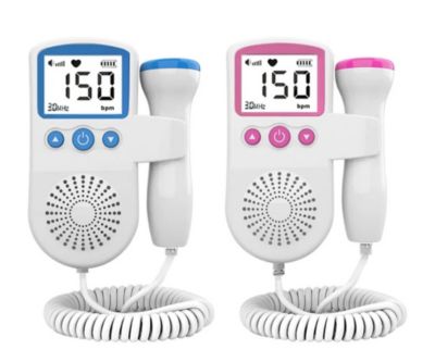 DOPPLER FETAL ULTRASONIDO MONITOR LATIDOS BEBE CUIDADO EMBARAZO