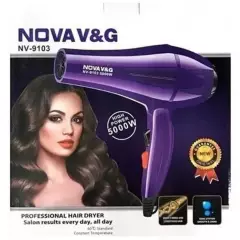 NOVA - Secador de cabello nova nv-9103 violeta 110v