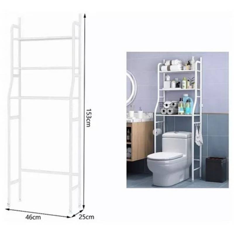 Organizador De Baño Estantería Mueble Ahorrador De Espacio