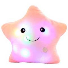 NOVA - Estrella luminosa almohada cojin peluche con luz
