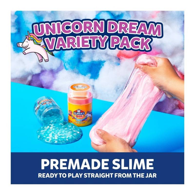 Kit Slime Elmer's Juguete Plastilina Para Niñas Niños 147ml - Compra Ahora