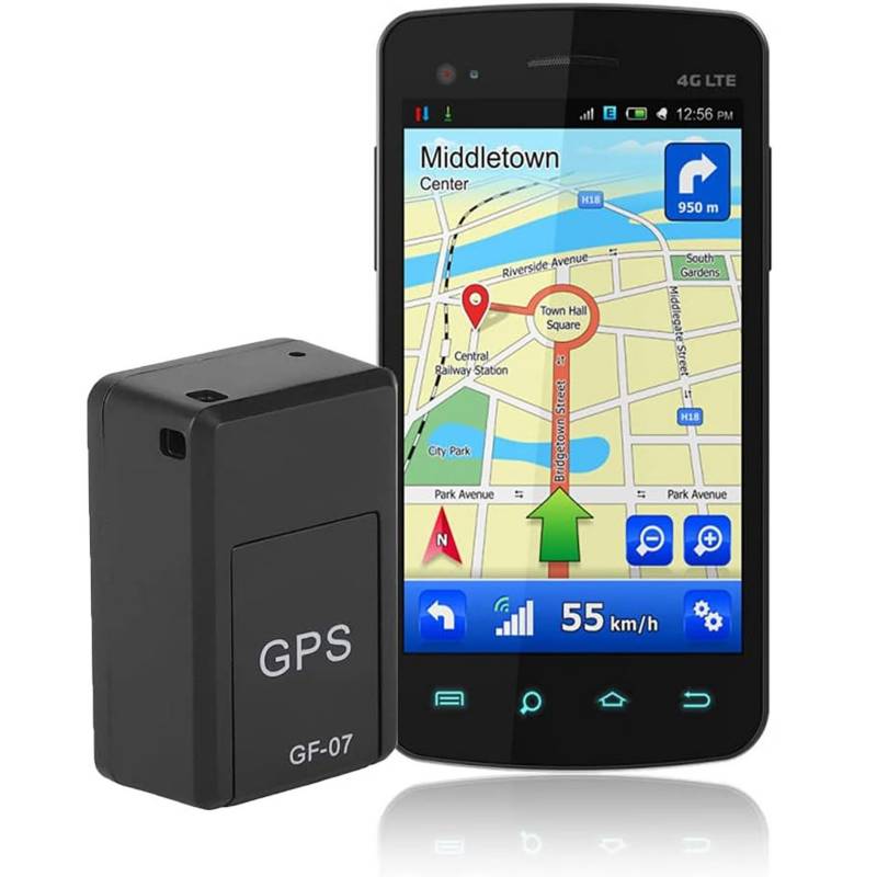 Mini rastreador GPS - Localizador magnético en tiempo real de seguridad  perdida para automóvil Blanco