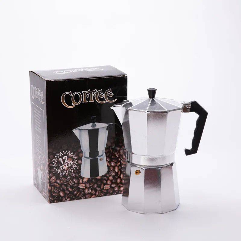 Cafetera italiana Moka, cafetera Espresso de aluminio, tetera