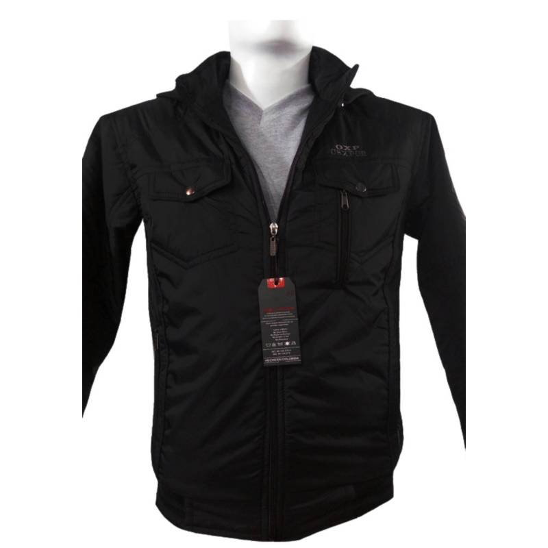 Chaqueta Cuero Hombre Estilo Motociclista Moto gray-blue Kl