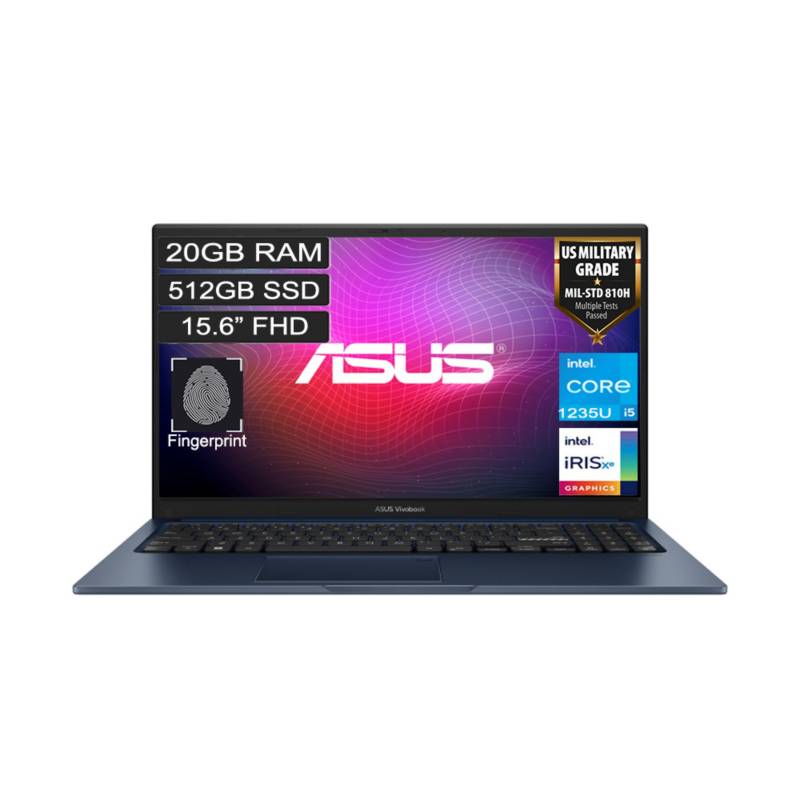 Portátil Asus VivoBook X1504ZA-NJ372 – Intel Core i5-1235U – 12GB RAM – SSD  512B – 15P