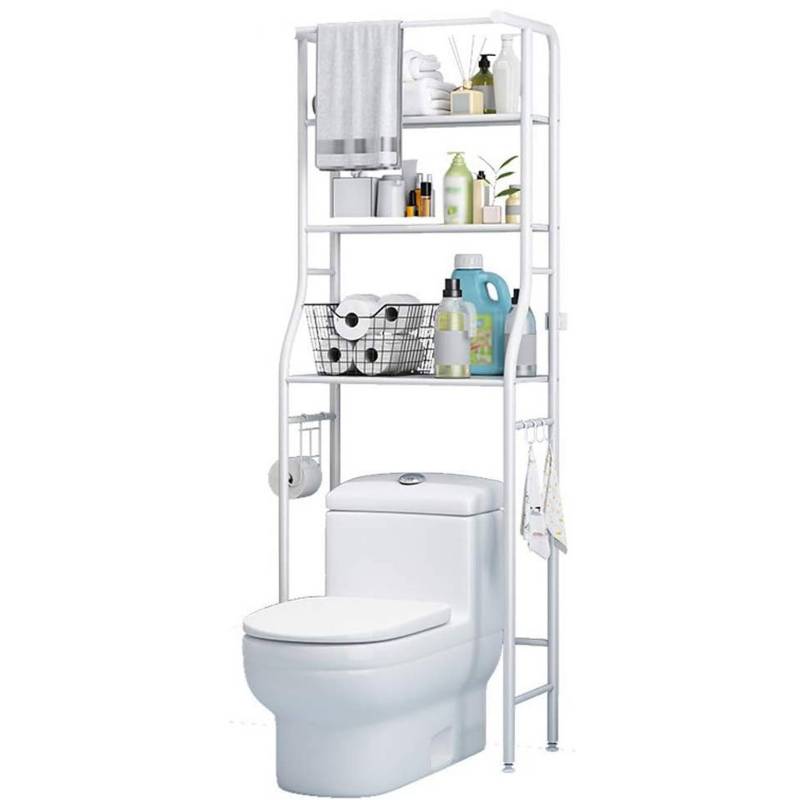 Organizador Para Baño Estante De Almacenamiento Blanco Multifuncional  GENERICO