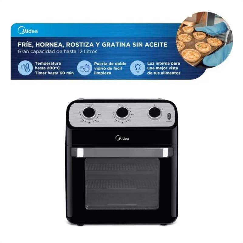 Horno freidora de aire 12L Kucce - Multimax Store