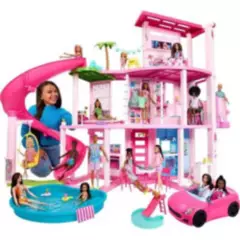BARBIE - Casa De Muñecas Barbie Dreamhouse Pool Party Con Tobogán