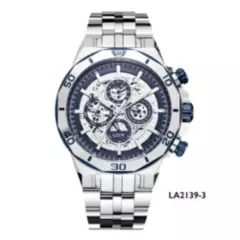 LOIX - Reloj Hombre Plateado LA2139-3