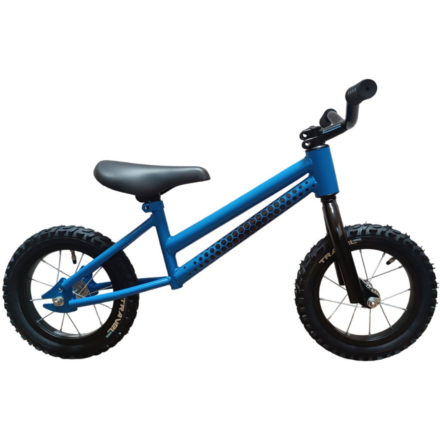 Bicicleta Azul Sin Pedales Equilibrio Rin 12 Niño Niña GENERICO