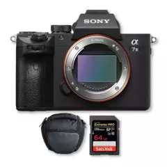 SONY - Sony Alpha a7III 4K Mirrorless Sólo Cuerpo  Memoria  Bolso