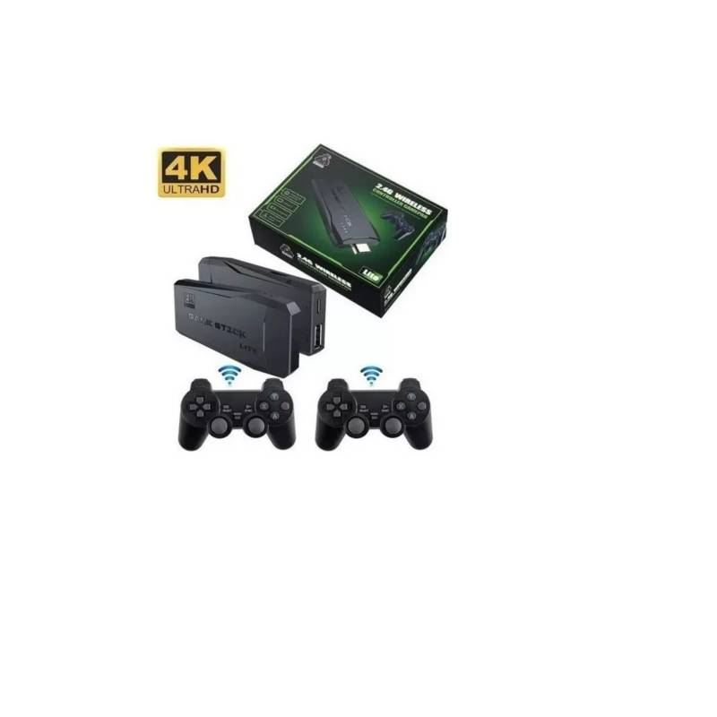 Consola M8 Juegos Inalámbrica Game Stick Lite 4K 64gb Ps1 Emuladores  GENERICO