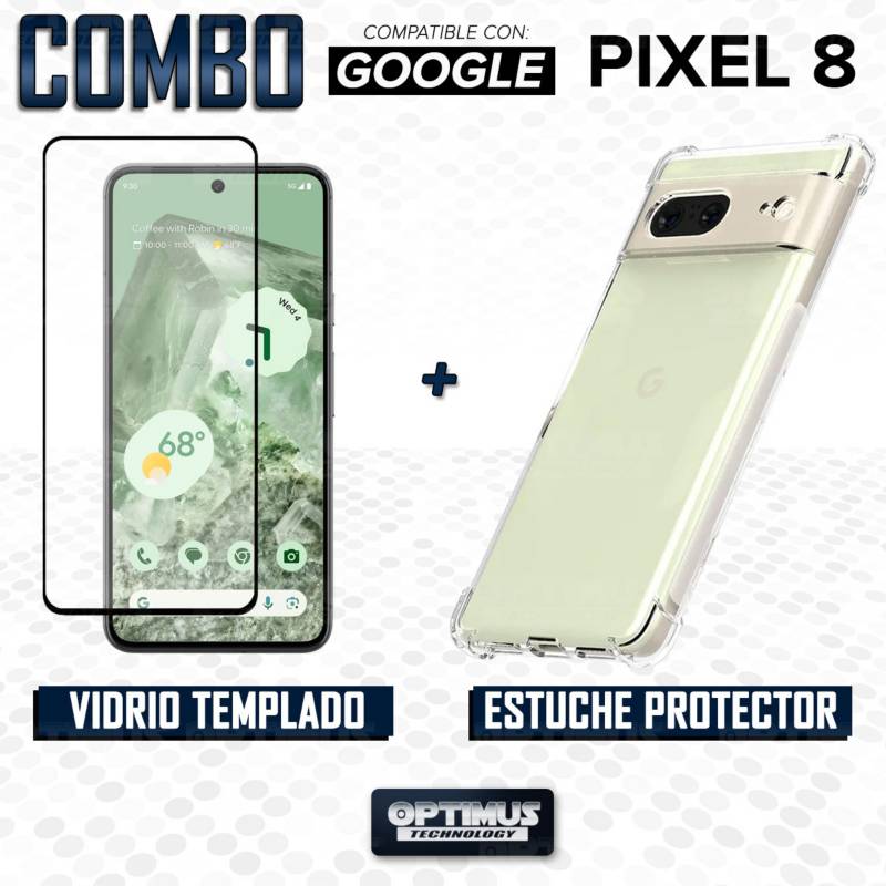 Kit Screen Protector y Forro funda para Google Pixel 6A 5G GENERICO