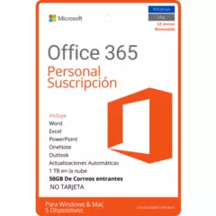 GENERICO - Office 365 12 meses personal