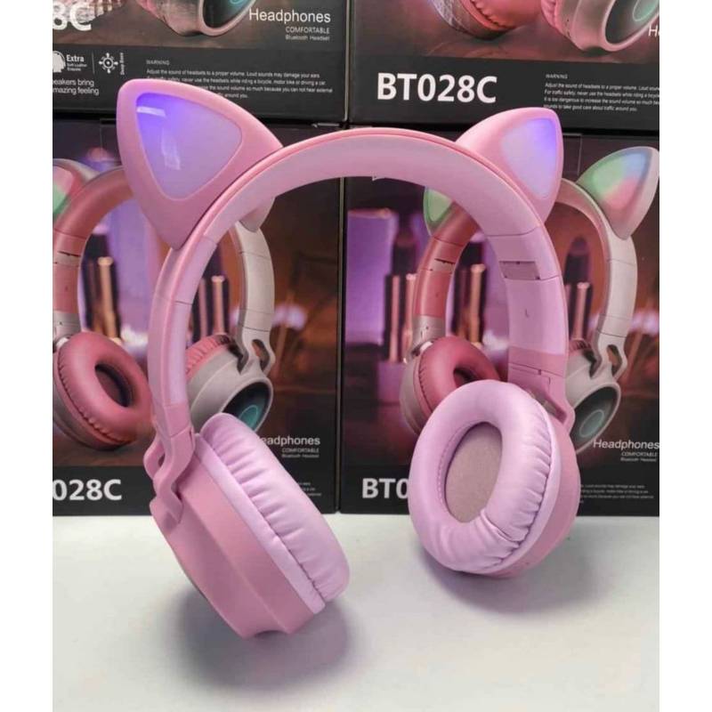 Auricular Cat-028C Rosa (Inalambrico)