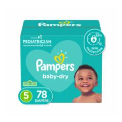 PAMPERS - Pañales Pampers Baby Dry Etapa 5 x 78 Unidades