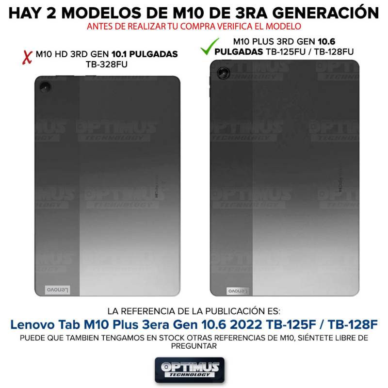 Funda para Lenovo Tab M10 Plus 10.6 pulgadas 2022 3rd Gen con