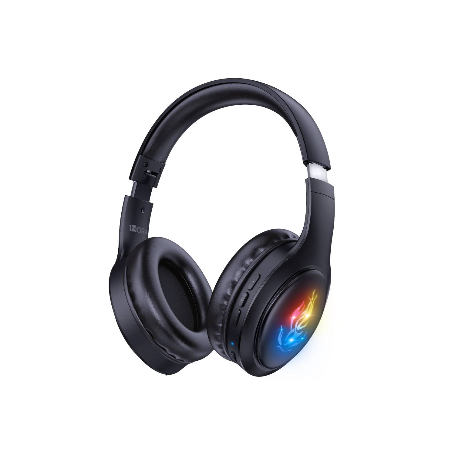 1Hora audifonos de diadema Auriculares Inalámbricos Bluetooth Audifonos  Gamer Pesados Y Bajos LED Música Con Micrófono 30 horas de reproducción