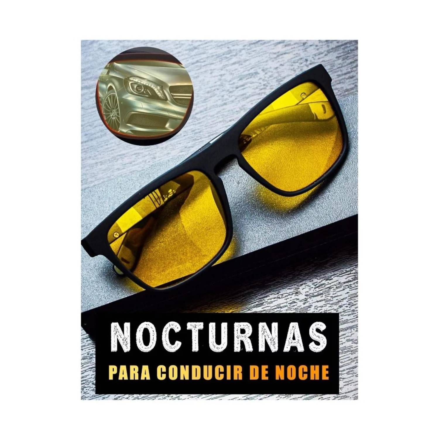 Gafas de Conduccion Nocturna Polarizada - De Hombre - NP4 GENERICO