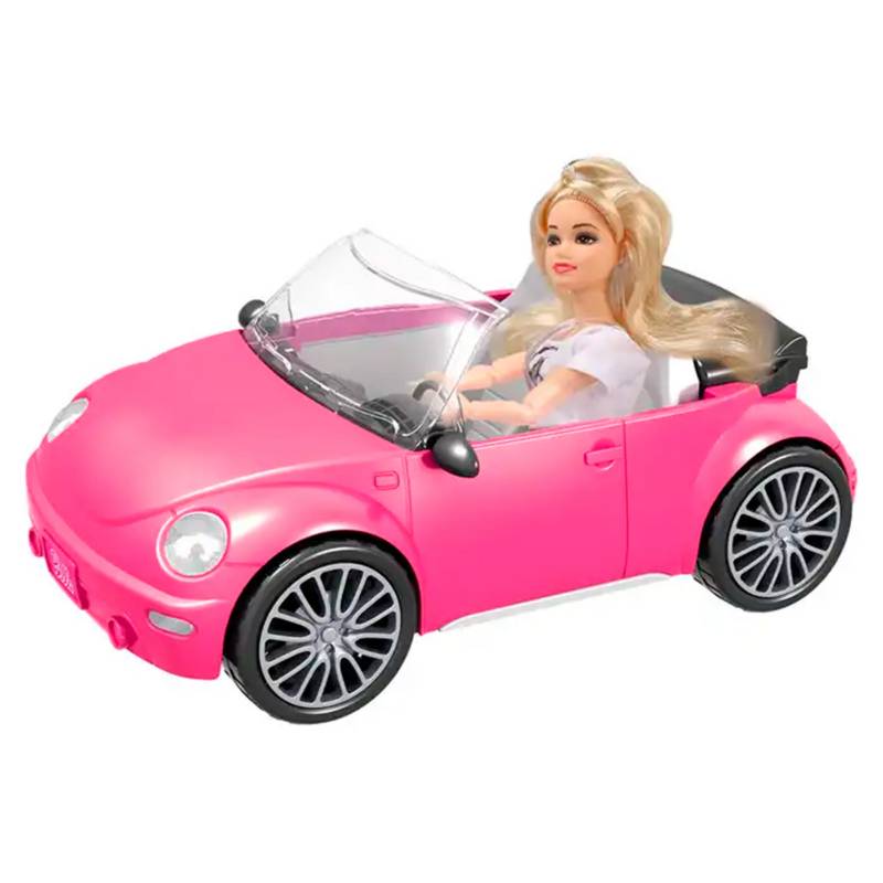 Carro y Muñeca Barbie