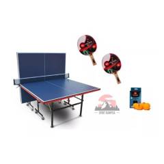 GENERICO - Mesa Ping Pong Profesional  Plegable  Raquetas