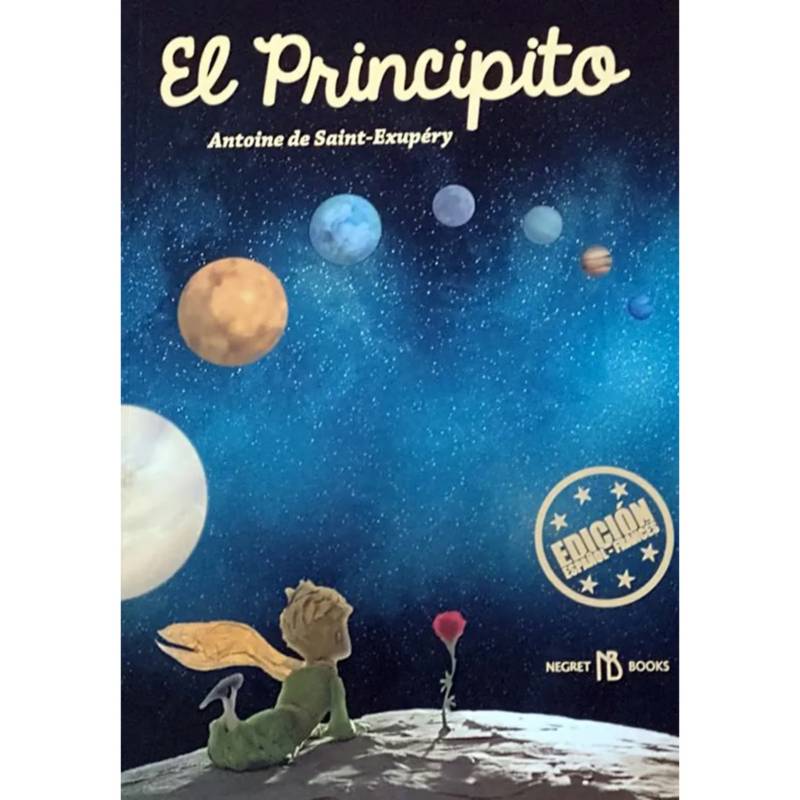 El Principito (Español/Francés)- Antoine De Saint Exupéry- Negret