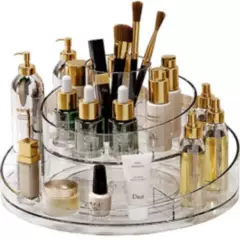 GENERICO - Organizador Maquillaje Giratorio 360° Exhibicion Cosmeticos