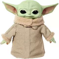 MATTEL - peluche Figura Baby Yoda Star Wars Grogu Squeeze And Blink