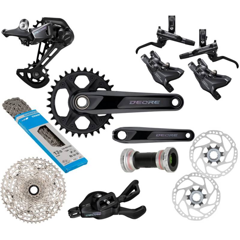 Grupo Shimano Deore M6100 12v Monoplato Hidraulico SHIMANO