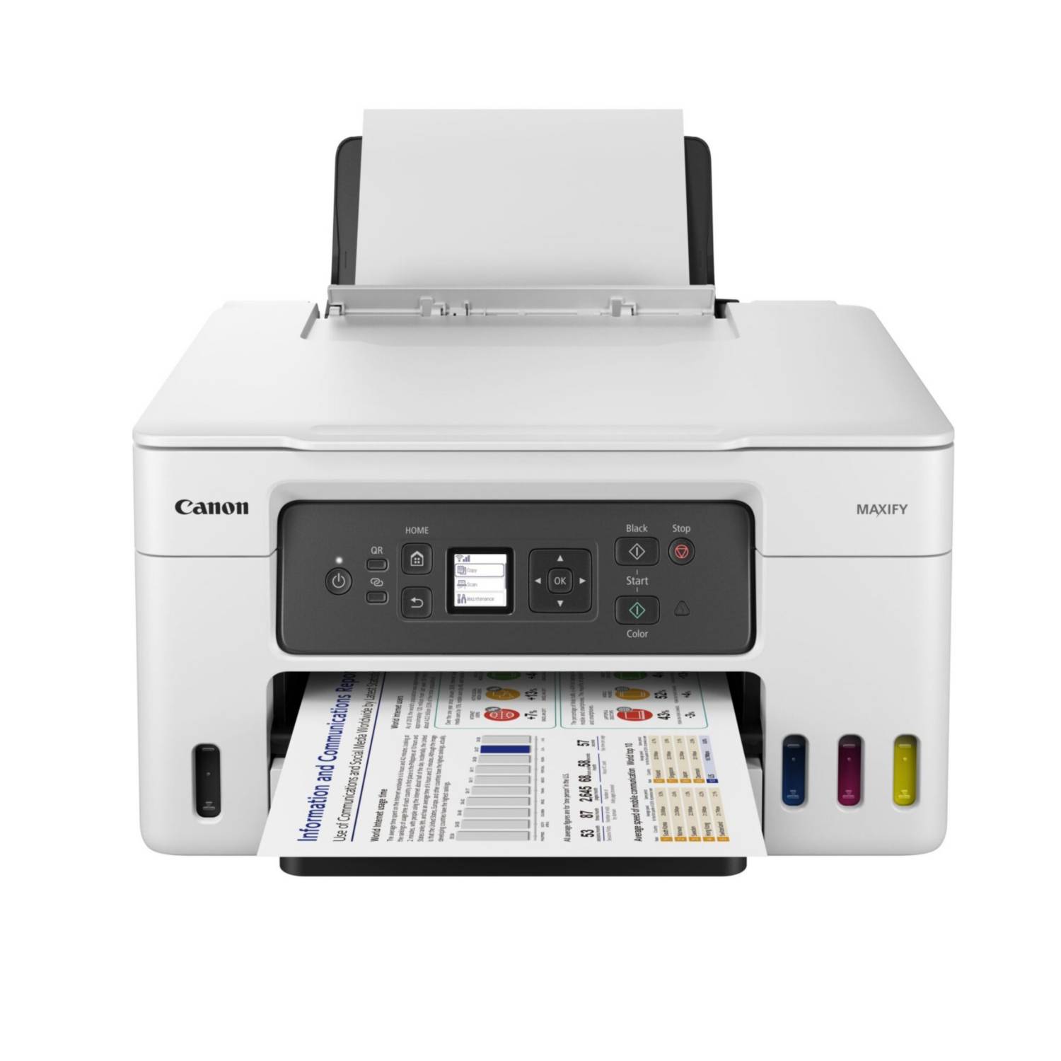 Impresora Multifuncional de tinta continua Canon Maxify GX6010,  imprime/escanea/copia, WiFi/USB/LAN – CyberMarket