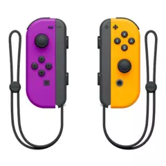 NINTENDO - Controles Joy-Con LR Nintendo Switch Morado Neón Naranja Neón Nuevos