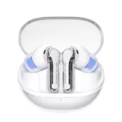SOUNDPEATS - Audífonos Bluetooth Soundpeats Clear Blancos 7 Horas De Batería
