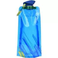 GENERICO - Termo Botilito Botella De Agua Plegable Gym Ejercicio - Azul