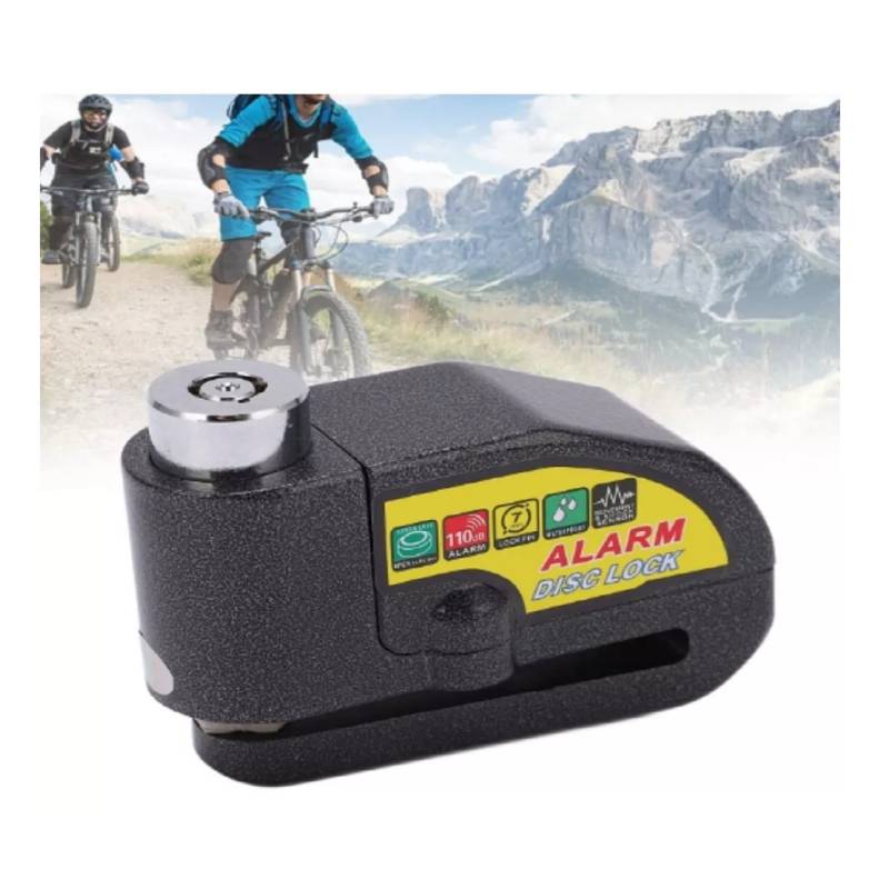 Candado Alarma Freno De Disco Con Alarma Para Moto GENERICO