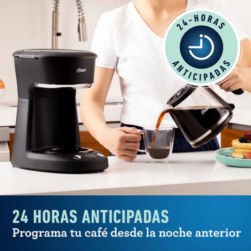 Cafetera Eléctrica Digital de 10 Tazas Cromada Nuo Home Cm-121Et