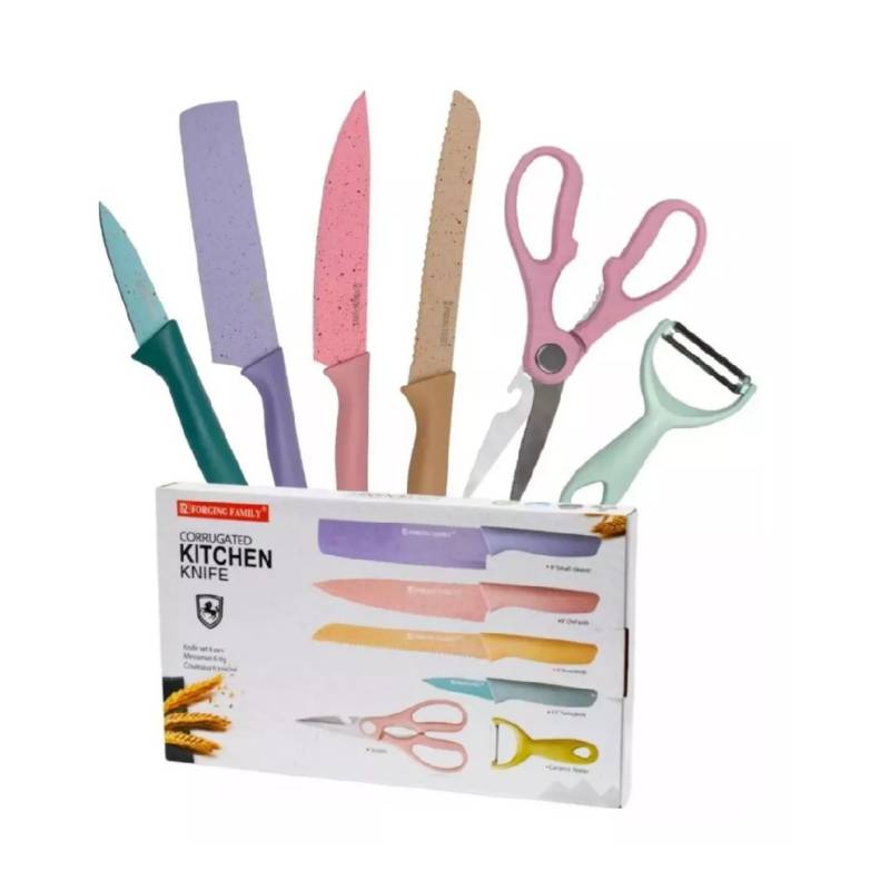 SET CUCHILLOS COCINA CERAMICA 6 PIEZAS – todoelectroofertas