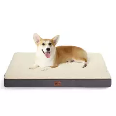 PETPAL - Cama Mascota Perro Reversible Lavable Mediana - Gris - M