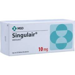 MSD - Singulair 10 Mg 30 Tabletas Recubiertas .
