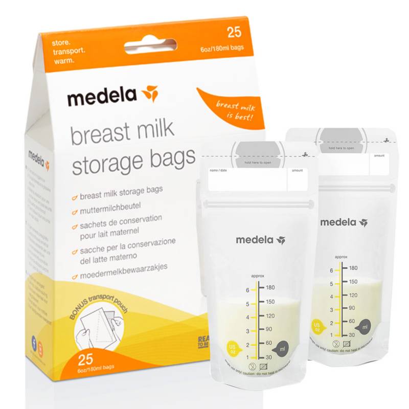 Bolsas de almacenamiento para leche materna caja X 25 MEDELA