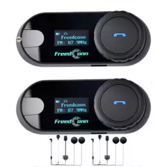 FREEDCONN - Intercomunicadores Para Casco de Moto T-com X2 Freedconn