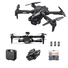 GENERICO - Drone Plegable K 10 Max Carbono Edition 3 Baterías + Estuche