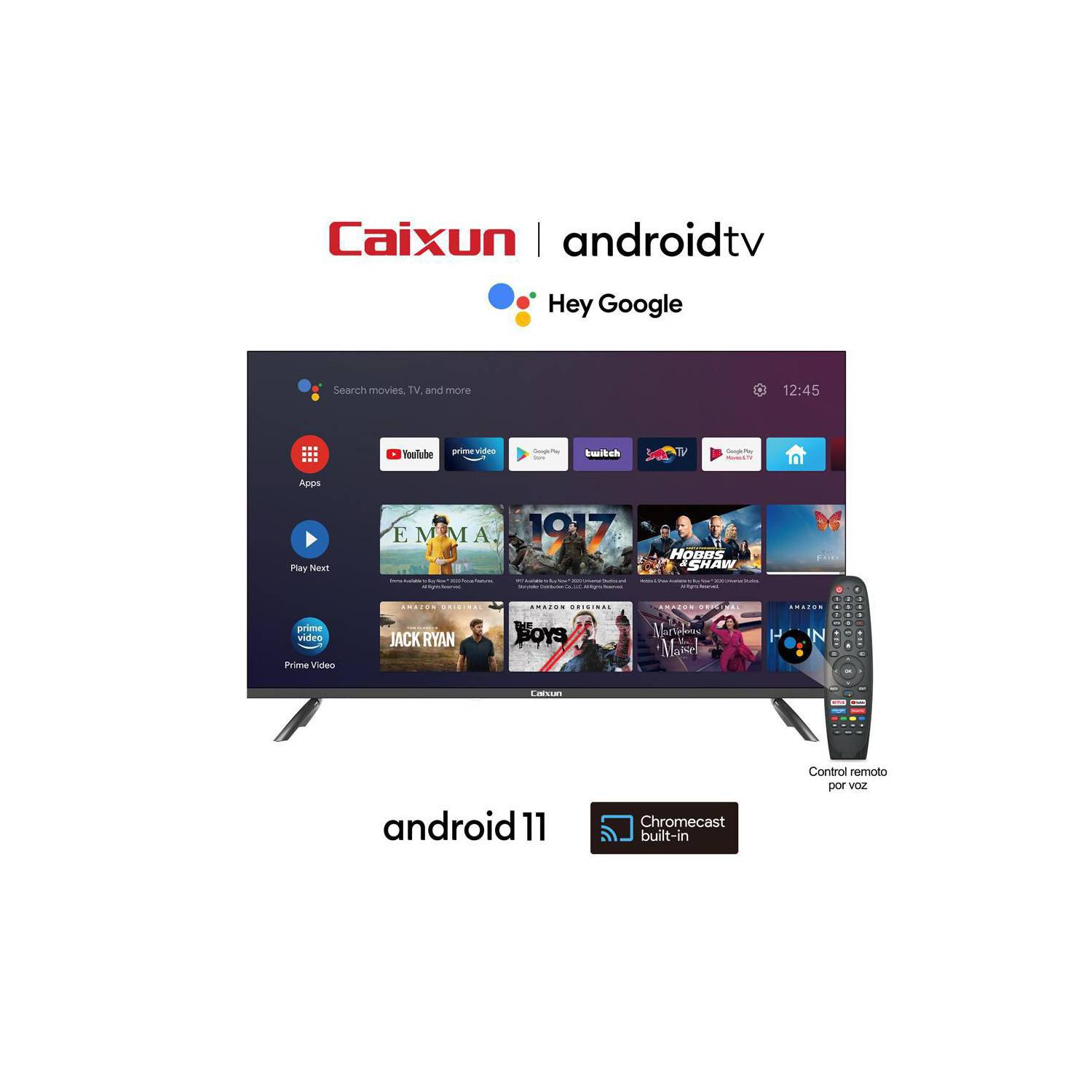 Televisor Caixun Smart TV 40 Pulgadas FHD Google TV - C40VBFG CAIXUN