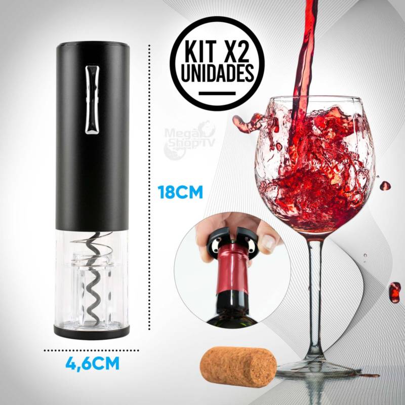 Abridor de Vino Eléctrico Electrolux carga con USB